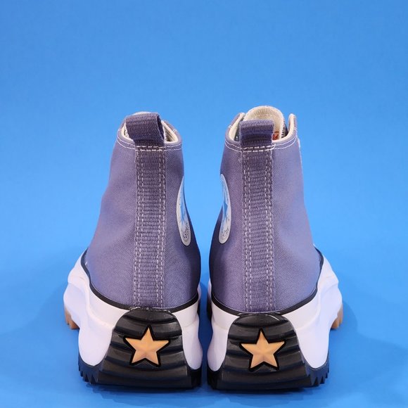 Converse Run Star Hike Seasonal Color Slate Lilac Platform Sneakers A03702C NWT - Picture 5 of 6